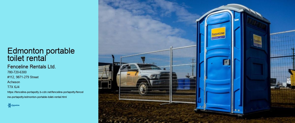 edmonton portable toilet rental