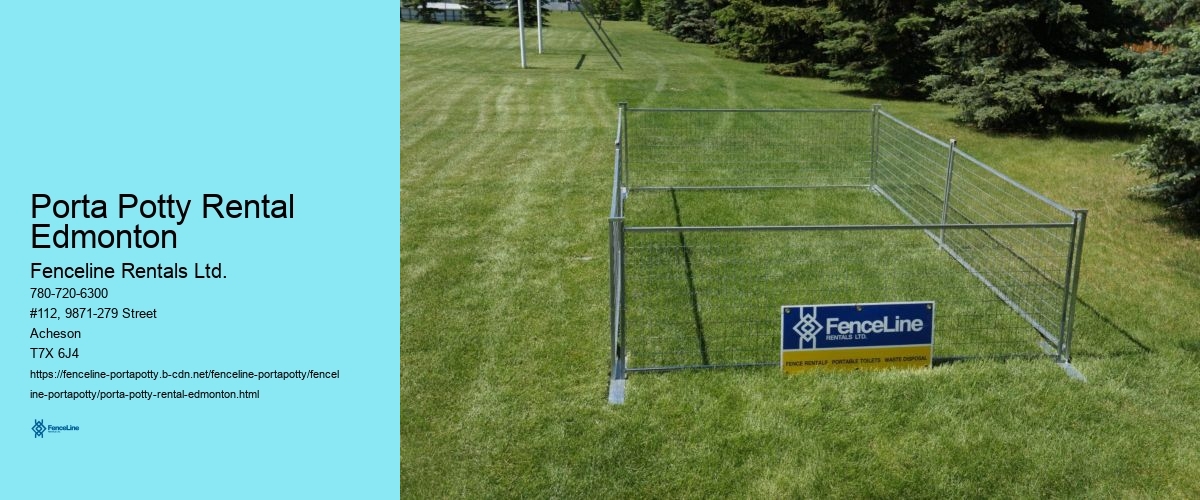 Porta Potty Rental Edmonton