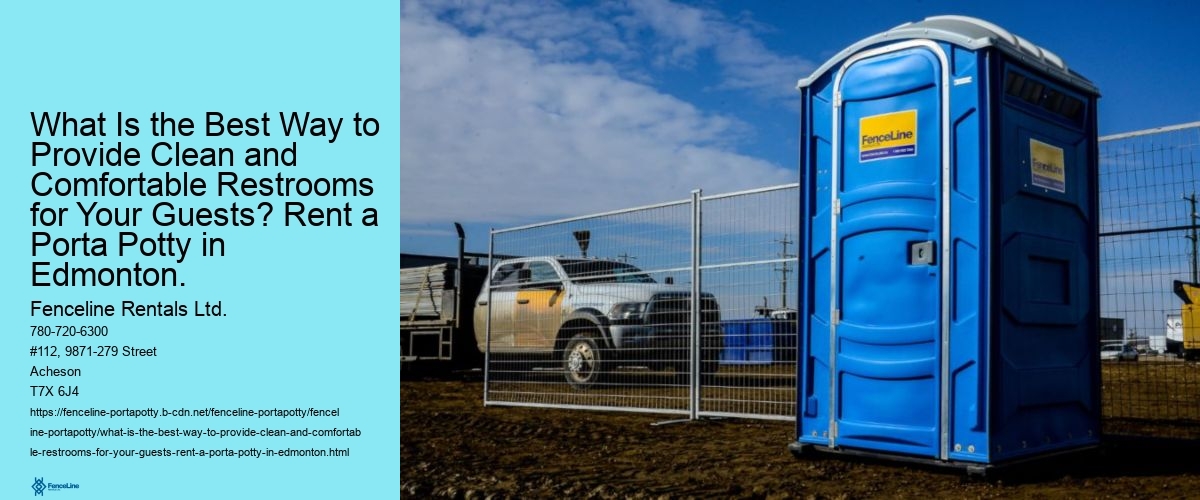 What Is the Best Way to Provide Clean and Comfortable Restrooms for Your Guests? Rent a Porta Potty in Edmonton.